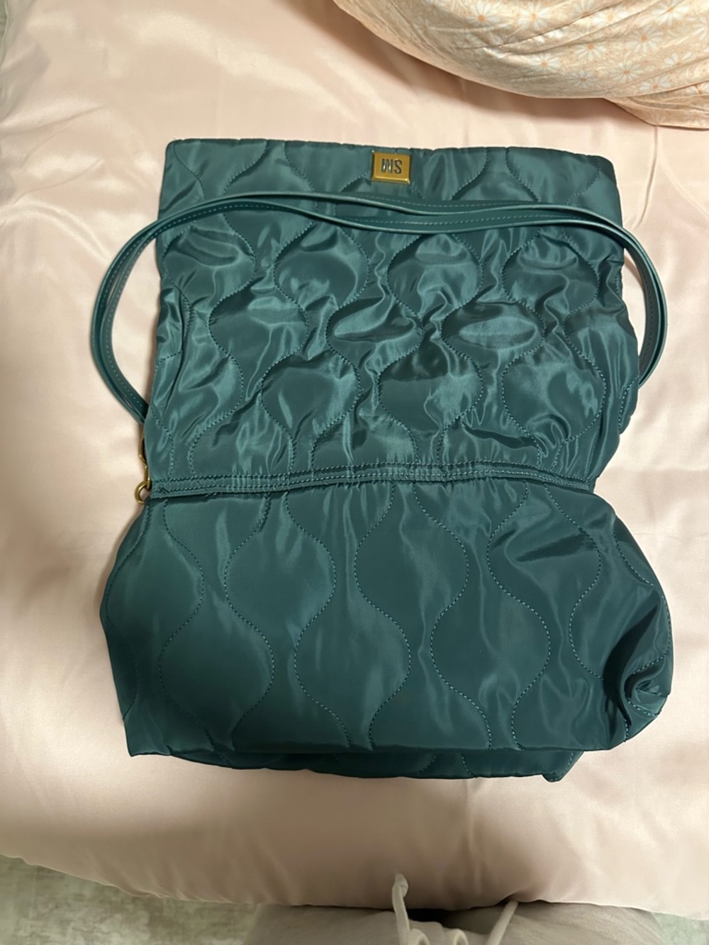 Steve Madden Quilted Teal Shoulder Bag